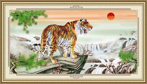 Đại kỵ cần tránh khi treo tranh con hổ, rồng, ngựa trong nhà