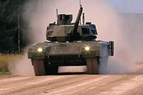 Xe tăng Armata đã đánh chặn tên lửa Javelin