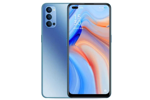 Oppo Reno4 5G có thiết kế với khung nhôm, mặt trước và sau bảo vệ bởi kính cường lực Corning Gorilla Glass 6. Máy có số đo 159,3x74x7,8 mm, cân nặng 183 g. 