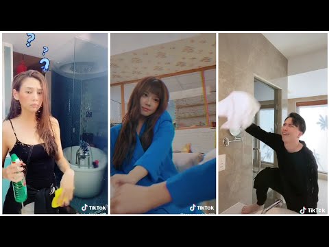 CLIP: Sao Việt 'bắt trend' lau gương 'biến hình' trên TikTok