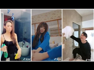 CLIP: Sao Việt 'bắt trend' lau gương 'biến hình' trên TikTok