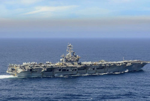 Tàu sân bay USS Nimitz. Ảnh: Hải quân Mỹ