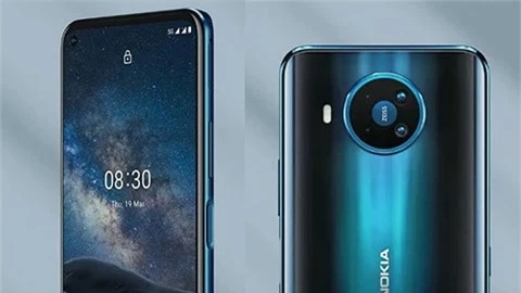 Nokia 8.3 5G đẹp long lanh với Snapdragon 765G, 8GB RAM, camera 64MP hé lộ giá bán hấp dẫn