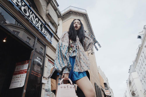 "Ăn gian" chiều cao với quần short ống rộng theo xu hướng Hè 2020