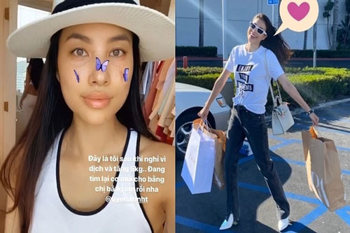 Phạm Hương tăng 5 kg sau dịch