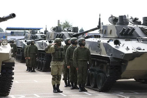 Xe chiến đấu bộ binh BMD-4M của lực lượng Đổ bộ đường không Nga. Ảnh: TASS.