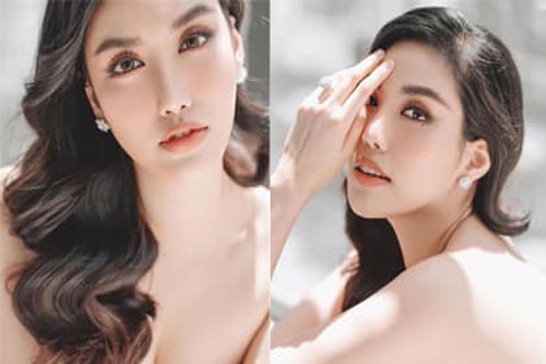 'Gái một con' Lan Khuê xuất hiện với hình ảnh ngọt ngào, vòng một lấp ló gợi cảm