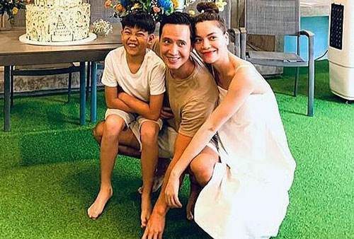 Hồ Ngọc Hà cùng Kim Lý tổ chức sinh nhật Subeo