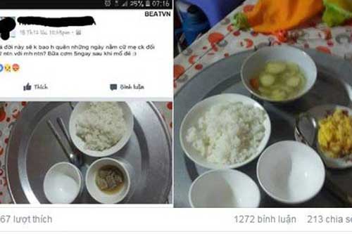 Con dâu xót lòng 'tố' mâm cơm ở cữ của mẹ chồng chế biến