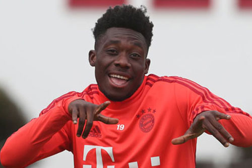 Alphonso Davies được bầu chọn là tân binh xuất sắc nhất Bundesliga mùa giải 2019/2020