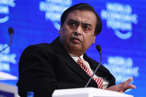 Tỷ phú Ấn Độ Mukesh Ambani. (Ảnh: Bloomberg).