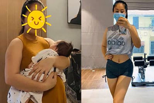 Lê Phương giảm hẳn 30 kg sau 9 tháng sinh con, truyền động lực lấy lại nhan sắc cho hội mẹ 'bỉm sữa'