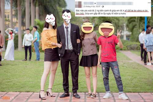 Lên mạng nhờ photoshop xóa hình giúp, cô gái nhận về bức ảnh muốn "độn thổ"