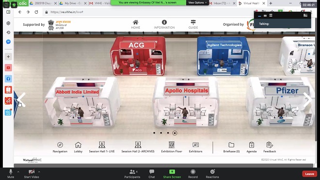 20 doanh nghiệp và bệnh viện Việt Nam dự Hội chợ ảo đầu tiên tại Ấn Độ