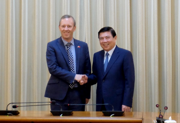 TP.HCM luôn tạo điều kiện thuận lợi để doanh nghiệp Anh đến tìm hiểu đầu tư 