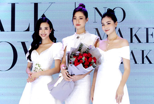 Lương Thùy Linh đọ sắc với Tường San, Thúy An