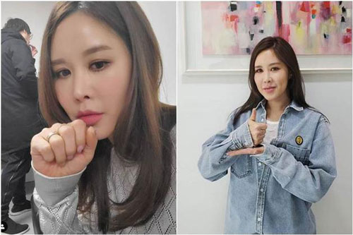 Nữ ca sĩ Hàn Quốc không thể đeo khẩu trang vì biến chứng thẩm mỹ