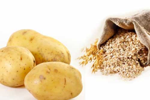 Mặt nạ trị sẹo rỗ mụn từ khoai tây và yến mạch, bạn đã biết?