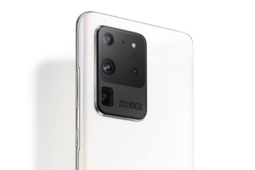 Cận cảnh Samsung Galaxy S20 Ultra màu trắng vừa lên kệ tại Việt Nam