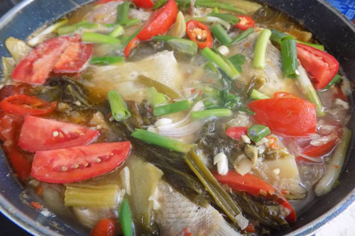 Cách làm cá om dưa chua ngon khó cưỡng