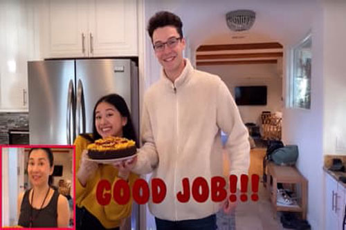 'Con rể' tương lai cao 1.92 m gây chú ý khi xuất hiện trong vlog của MC Kỳ Duyên