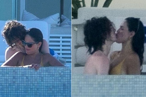 Timothee Chalamet âu yếm bạn gái hơn 6 tuổi trong bể bơi