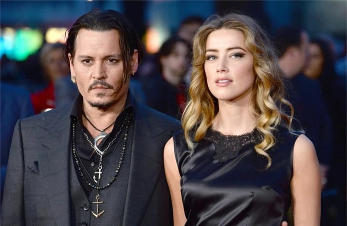 Johnny Depp và vợ cũ - Amber Heard.