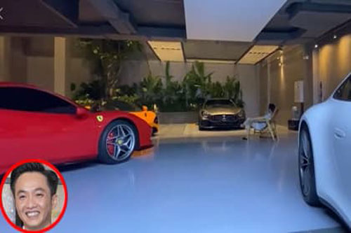 Cường Đô la hé lộ những góc yêu thích trong nhà, nhìn 4 siêu xe ai cũng mê