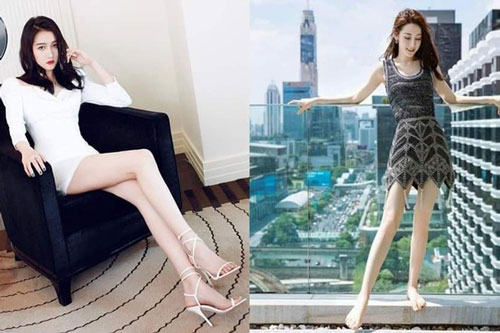 Dàn sao nữ sở hữu đôi chân dài trên một mét