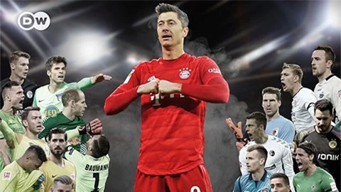 Lewandowski giành giải cầu thủ hay nhất Bundesliga 2019/20