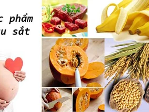 Những thực phẩm giàu chất sắt tốt cho mẹ bầu