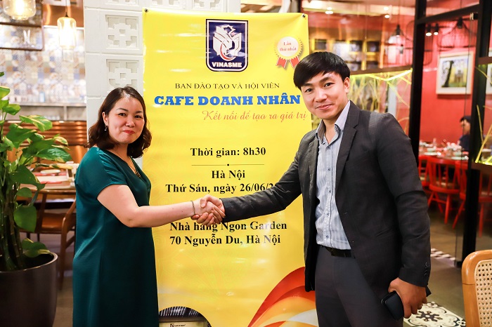 Chương trình “Cafe doanh nhân – Kết nối trao giá trị” lần đầu tiên được tổ chức tại Hà Nội