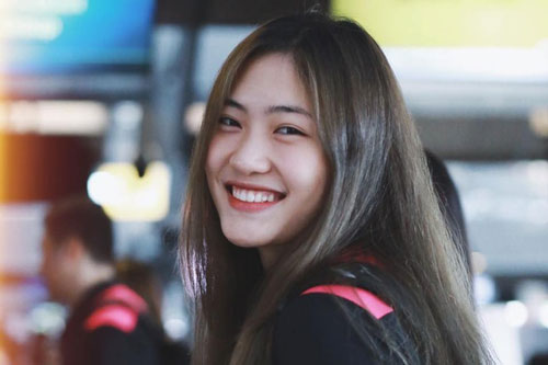 Hot girl bóng chuyền là thiếu úy quân đội, cao 1,78 m