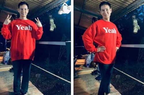 Mặc áo của vợ, Lý Hải tự tin khoe cá tính khiến fan được dịp "cười bò"