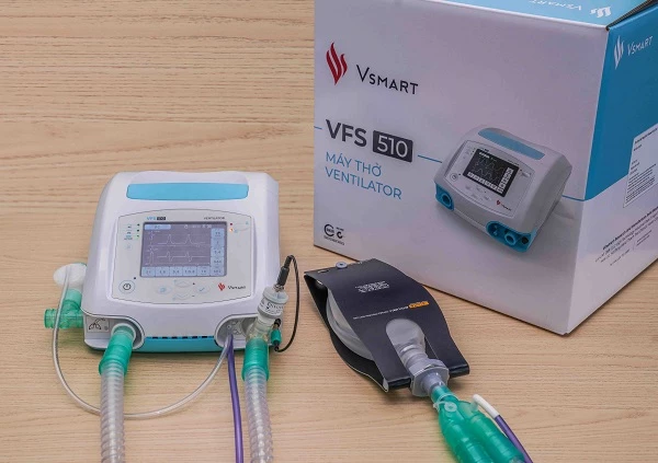 Vsmart VFS-510 là mẫu máy thở “made in Vietnam” đầu tiên được công nhận chính thức bởi Bộ Y tế.