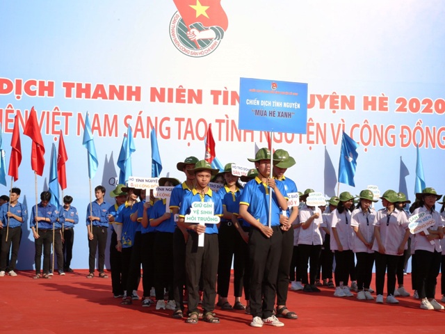 Trung ương Đoàn ra quân Chiến dịch Thanh niên tình nguyện hè năm 2020