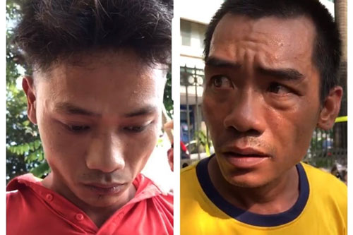 Hà Nội: Chở nhau đi mua ma túy về, đụng Cảnh sát 141