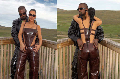 Vợ chồng Kim tình tứ ở điền trang 14 triệu USD