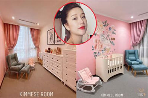 Hot girl Vân Navy hé lộ căn phòng chuẩn rich kid của con gái sắp chào đời