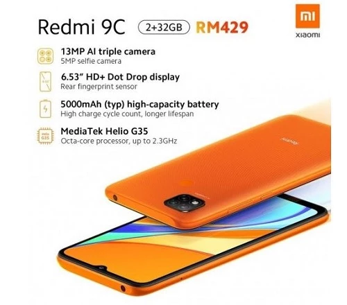 Thông số kỹ thuật của Redmi 9C