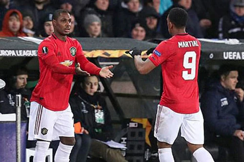 Anthony Martial tiến bộ hơn kể từ khi Odion Ighalo đến M.U.