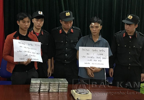 Sa lưới khi đang vận chuyển hơn 7kg heroin đi tiêu thụ
