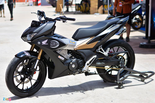 Chi tiết Honda Winner X với dàn chân Honda CB150R Neo Sport Cafe