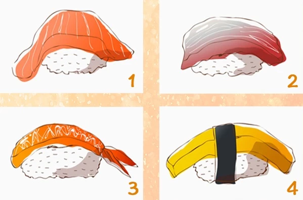 Bạn chọn miếng sushi nào?