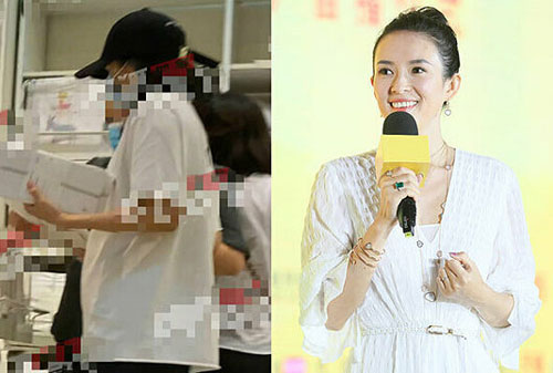 Chương Tử Di lộ bụng sau 6 tháng sinh con