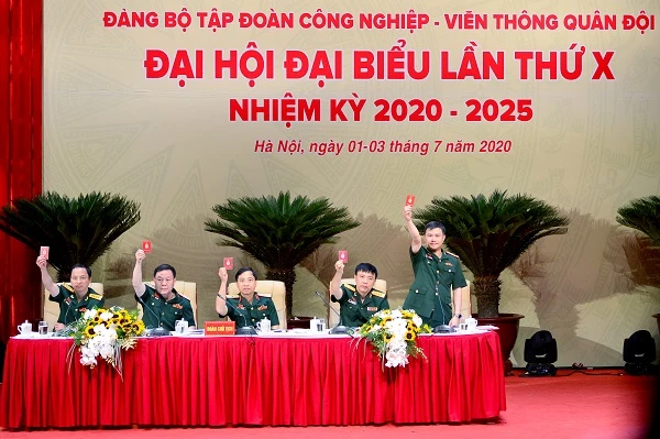 Đại hội Đảng bộ Tập đoàn Viettel diễn ra vào sáng ngày 2/7/2020.