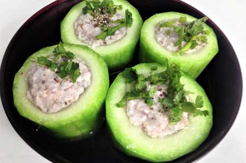 Cách nấu món canh bí đao nhồi thịt thanh mát giải nhiệt ngày hè