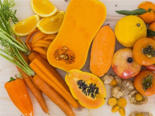 Những thực phẩm màu cam tốt cho sức khỏe của bạn