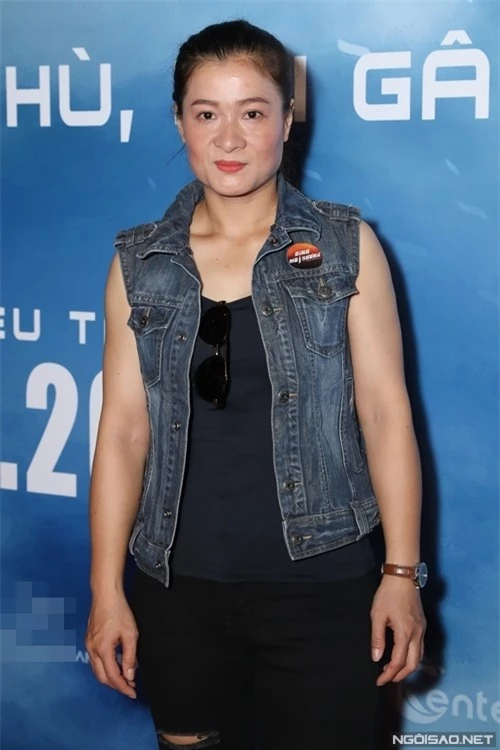 Diễn viên Thanh Hoa (vai Thanh Sói trong phim Hai Phượng) tới ủng hộ các đồng nghiệp trong giới võ thuật.