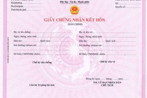Thủ tục cải chính thông tin trên Giấy chứng nhận kết hôn